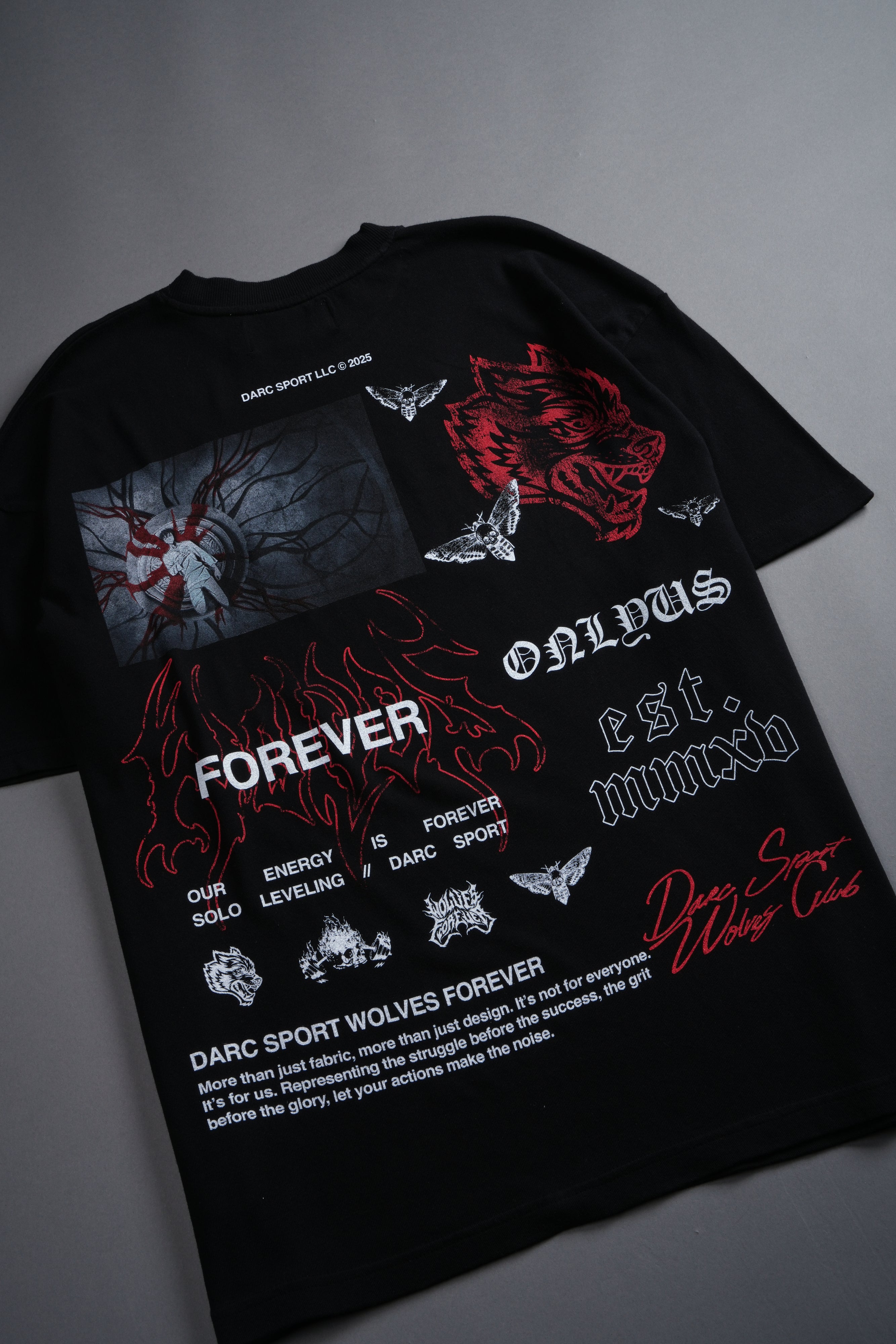 Last Breath "Premium" Oversized Tee in Black