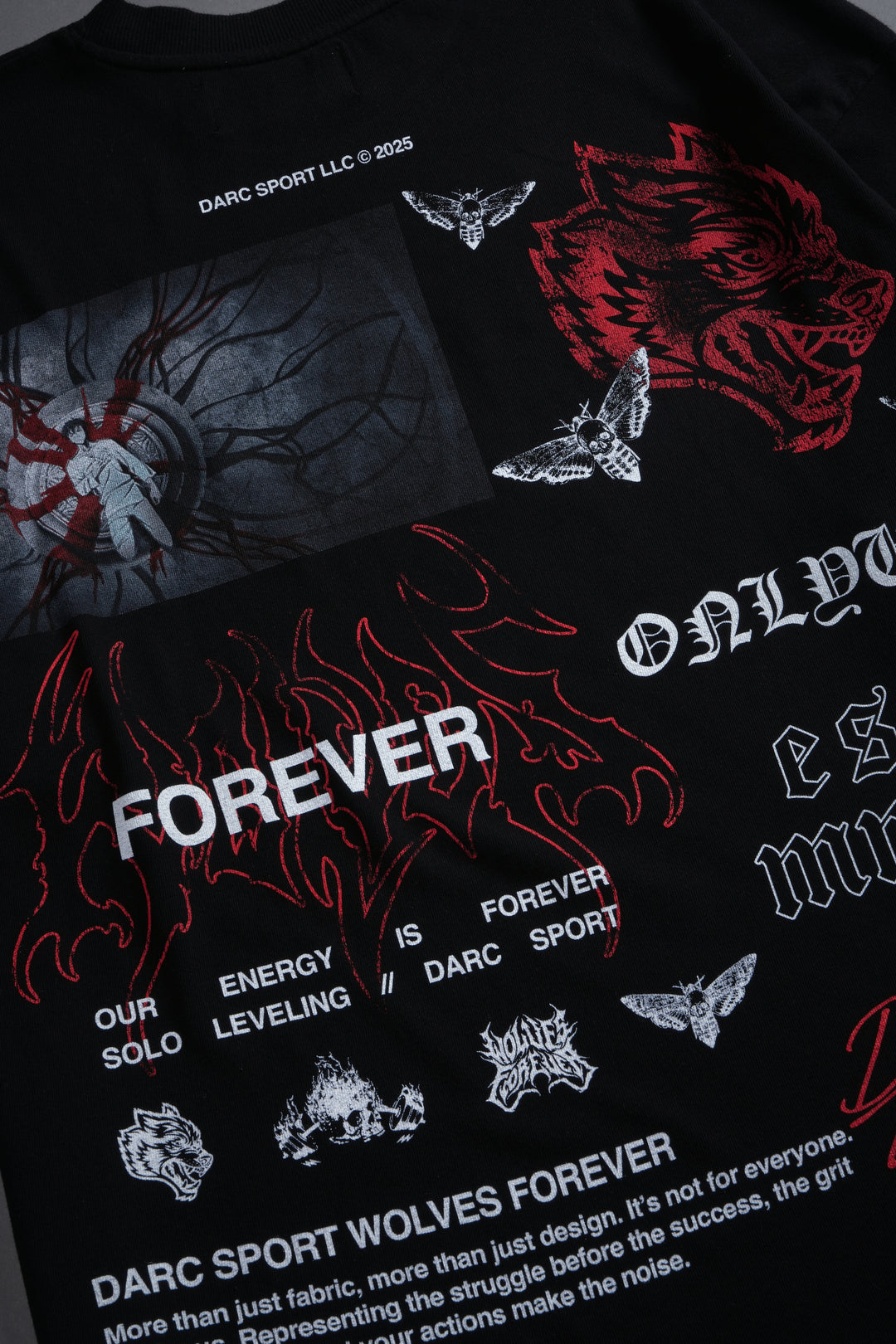 Last Breath "Premium" Oversized Tee in Black