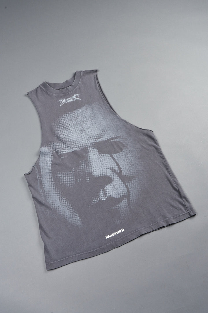 Michael Forever Tommy Muscle Tee In Slate Gray