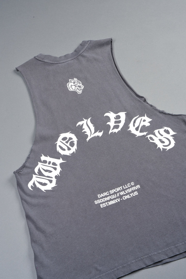 Michael Forever Tommy Muscle Tee In Slate Gray