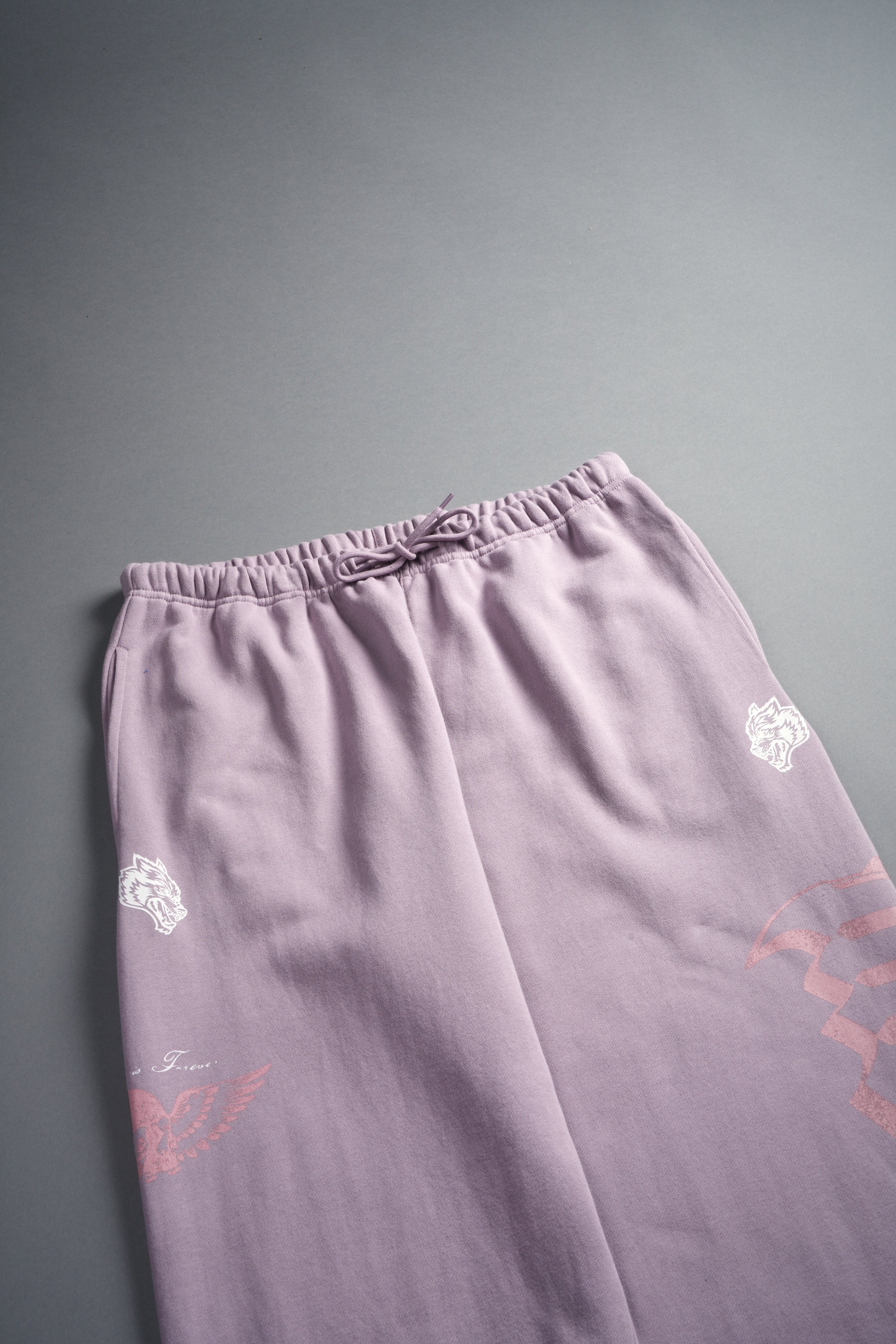 Free Will V2 Lightweight Lounger Sweat Pants in Purple Smoke