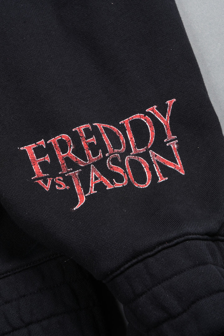Freddy Vs Jason Chambers Zip Hoodie In Black