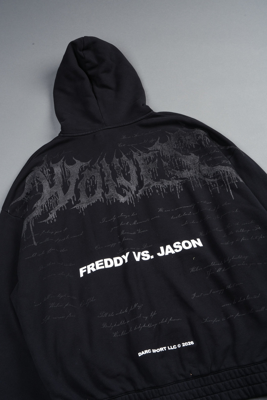Freddy Vs Jason Chambers Zip Hoodie In Black