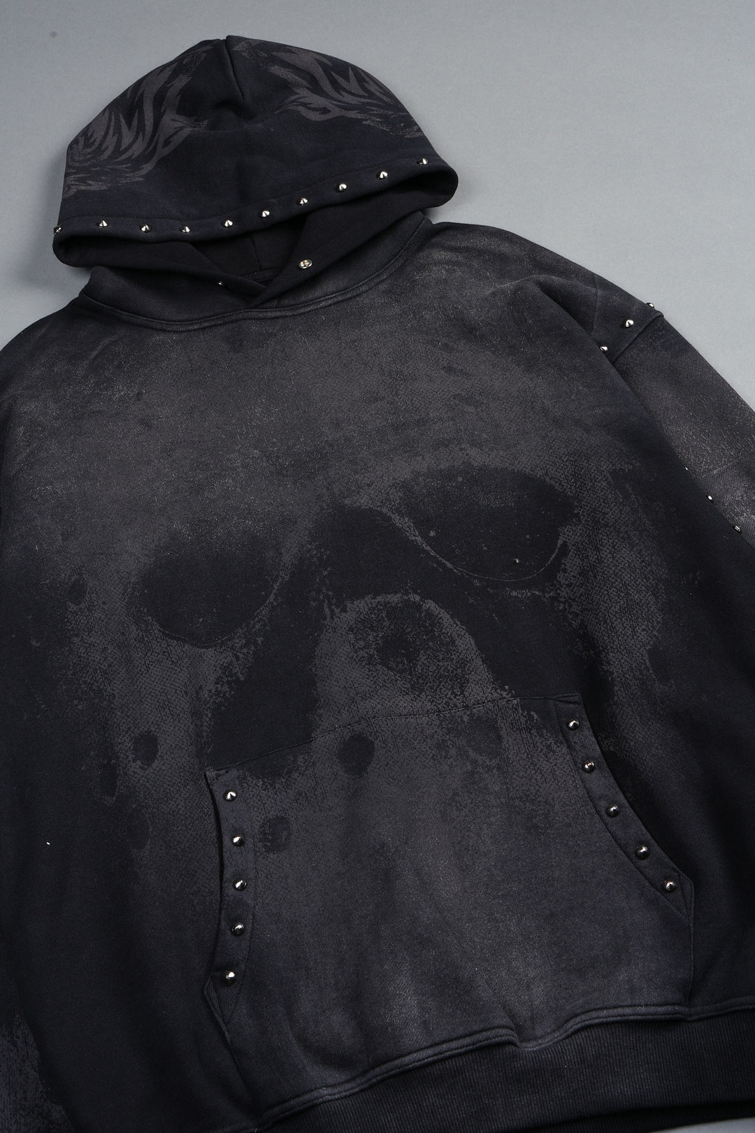 Jason Forever Cornell Hoodie In Black Super Sun Fade