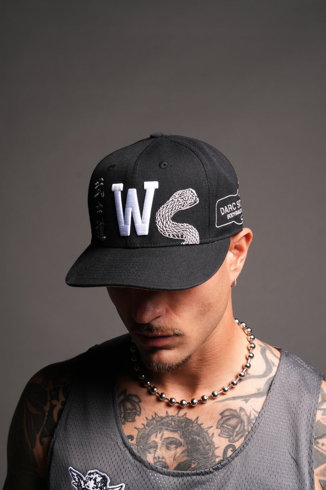 Darc Sport Icons Fitted Cap In Black/Wolf Gray