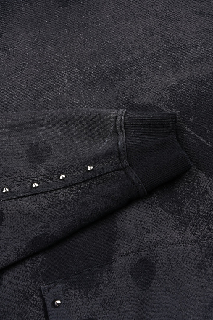 Jason Forever Cornell Hoodie In Black Super Sun Fade