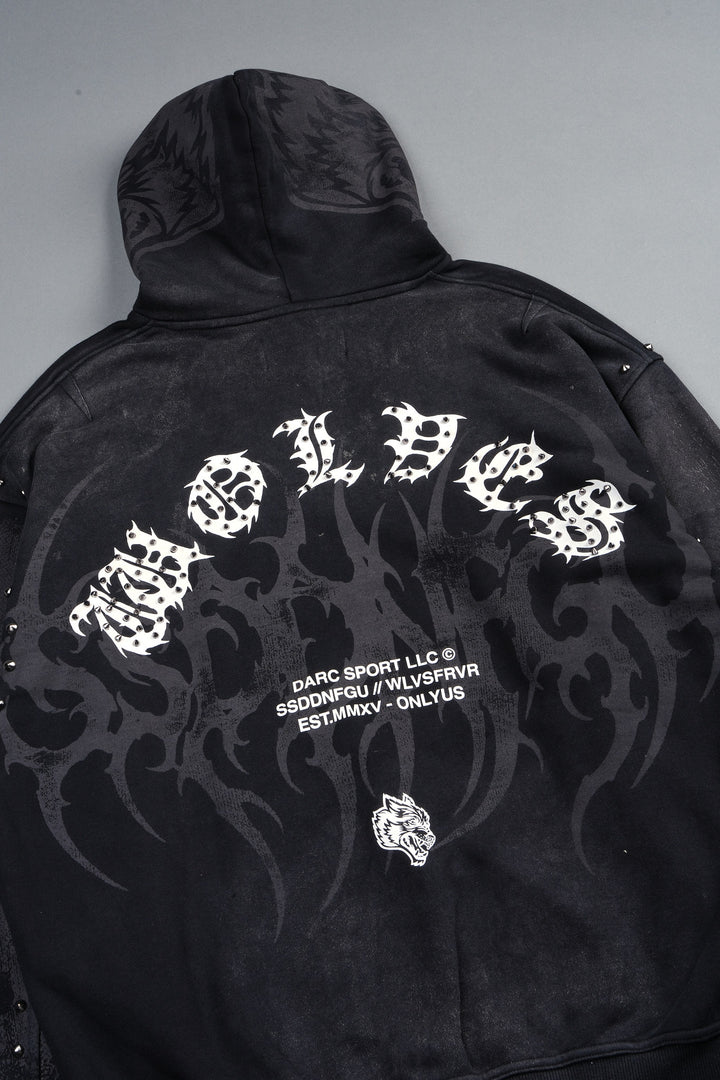 Jason Forever Cornell Hoodie In Black Super Sun Fade