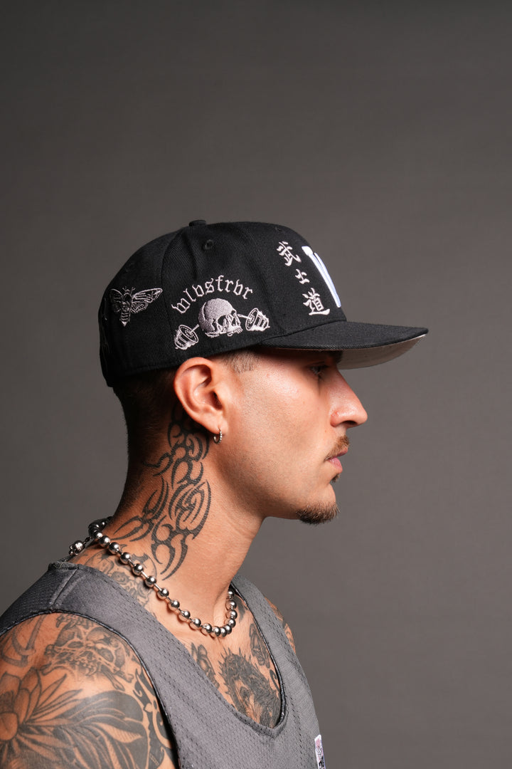Darc Sport Icons Fitted Cap In Black/Wolf Gray