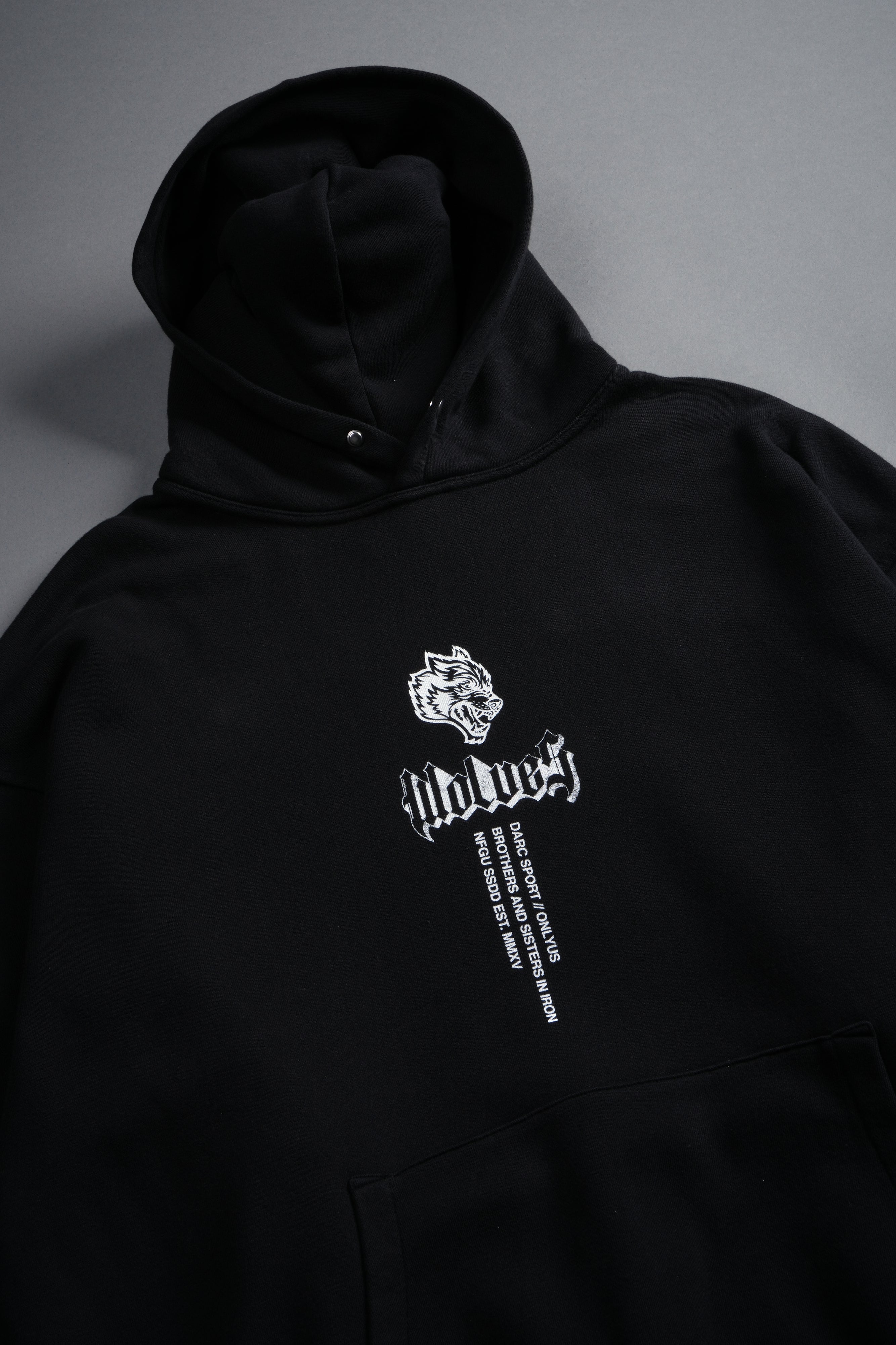Free Will V2 Pierce Hoodie in Black
