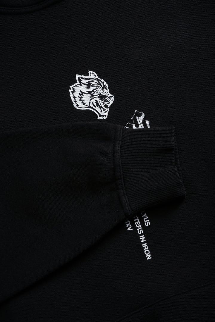 Free Will V2 Pierce Hoodie in Black