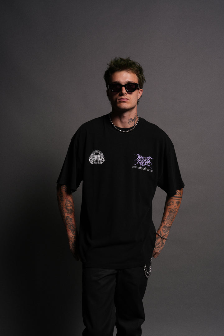 Darkness Descends "Premium" Oversized Tee in Black