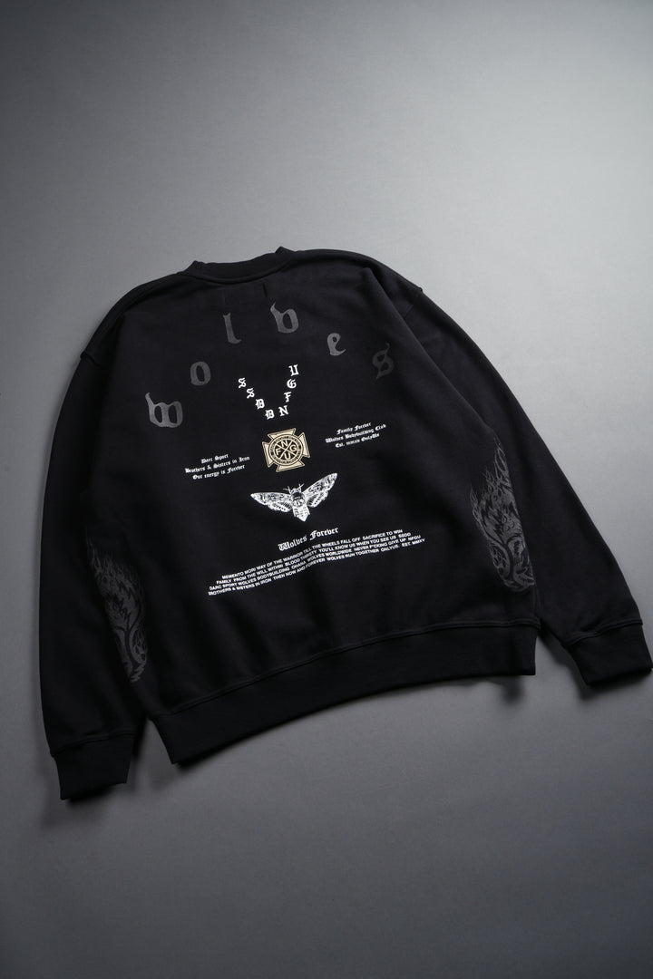 Lineage Frvr London Crewneck in Black