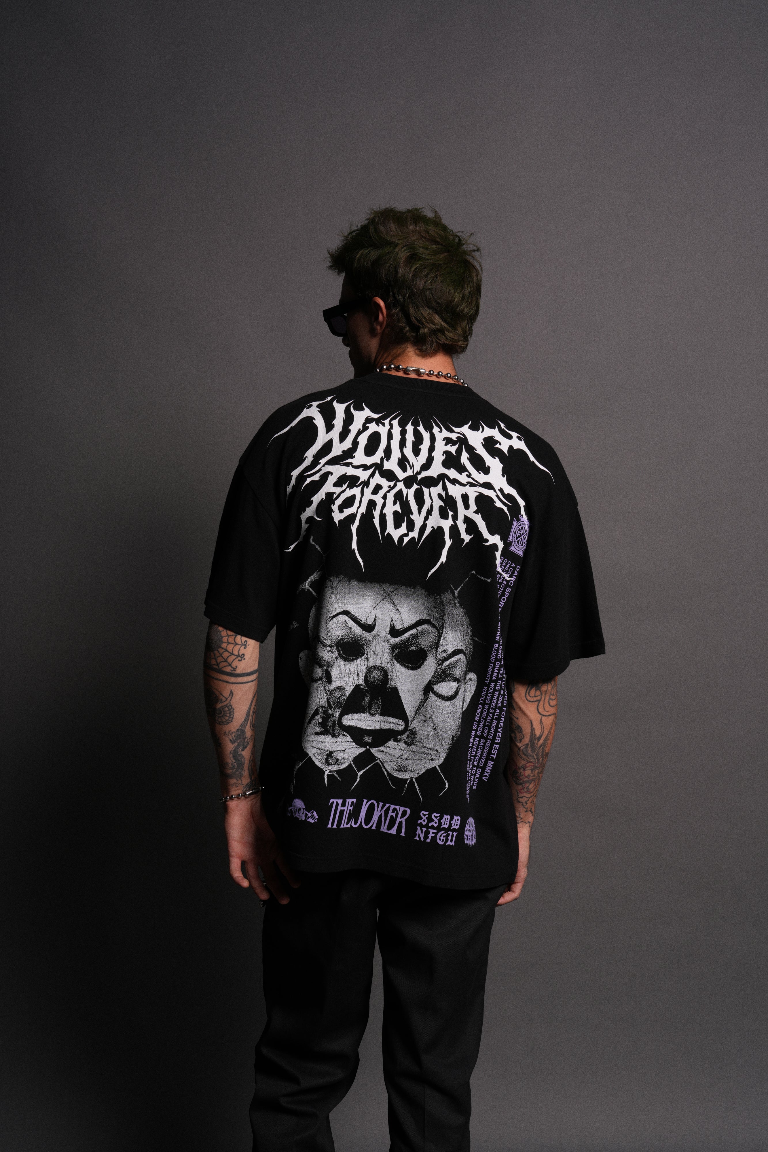 Darkness Descends "Premium" Oversized Tee in Black