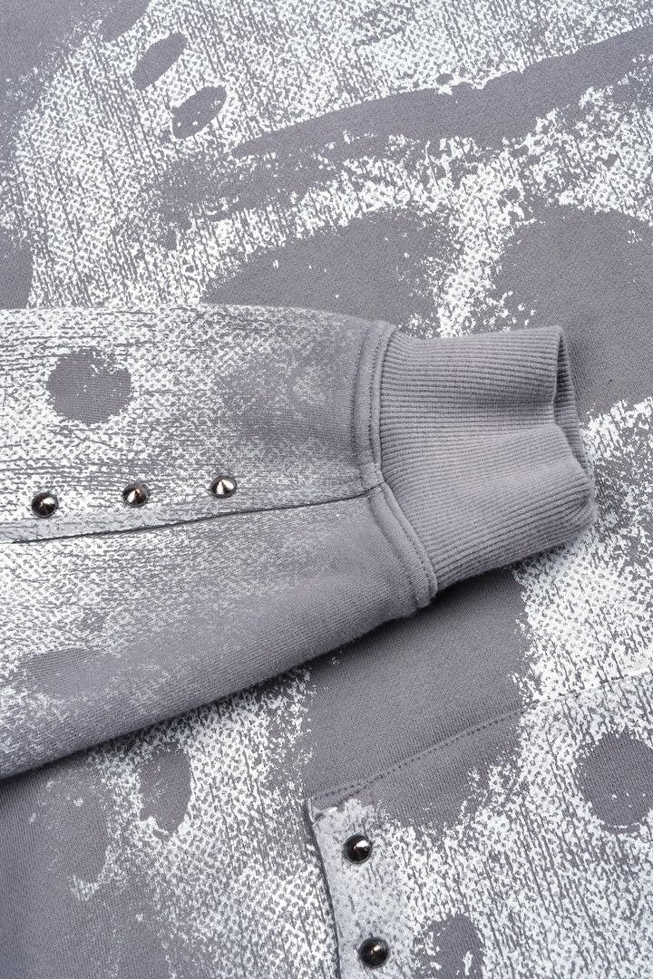 Jason Forever Cornell Hoodie In Dove Gray Drift Wash