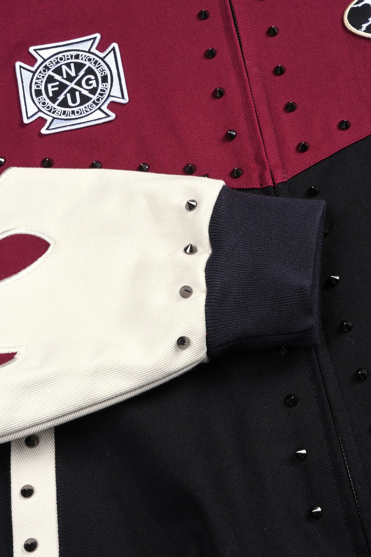 Mori Thorns Gordon Racing Jacket In Black/Oxblood