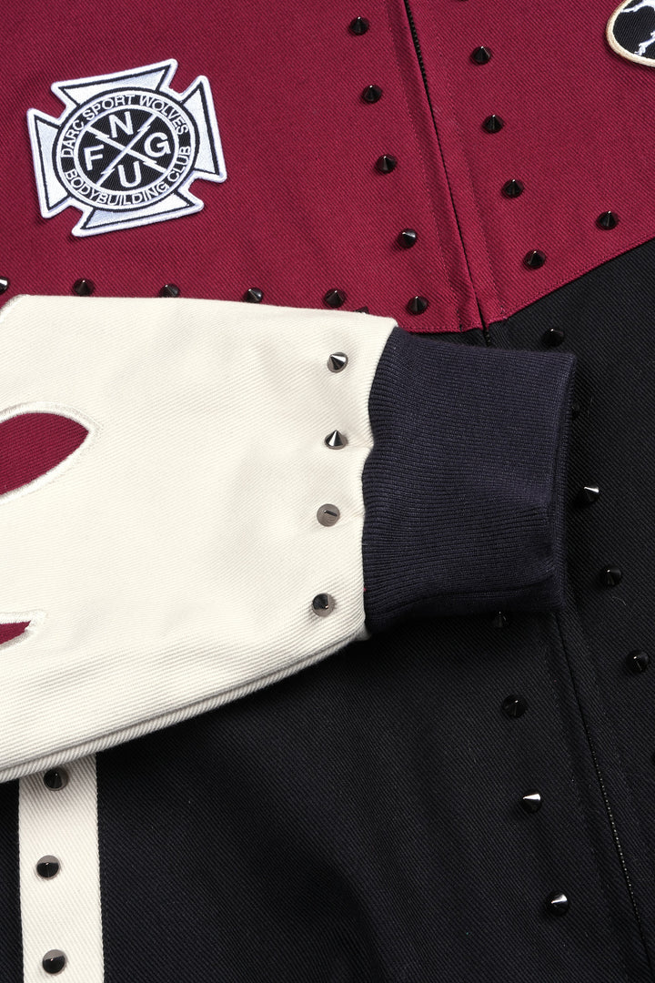 Mori Thorns Gordon Racing Jacket In Black/Oxblood