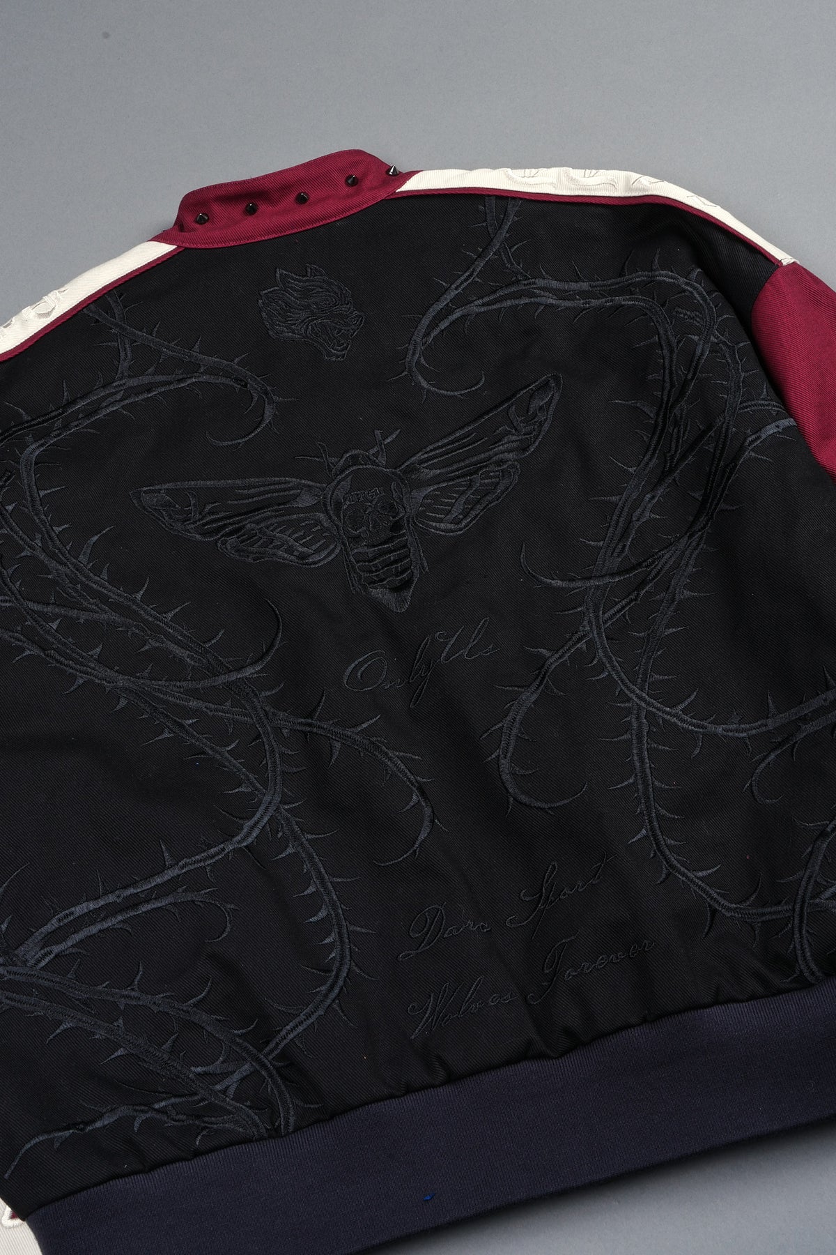 Mori Thorns Gordon Racing Jacket In Black/Oxblood