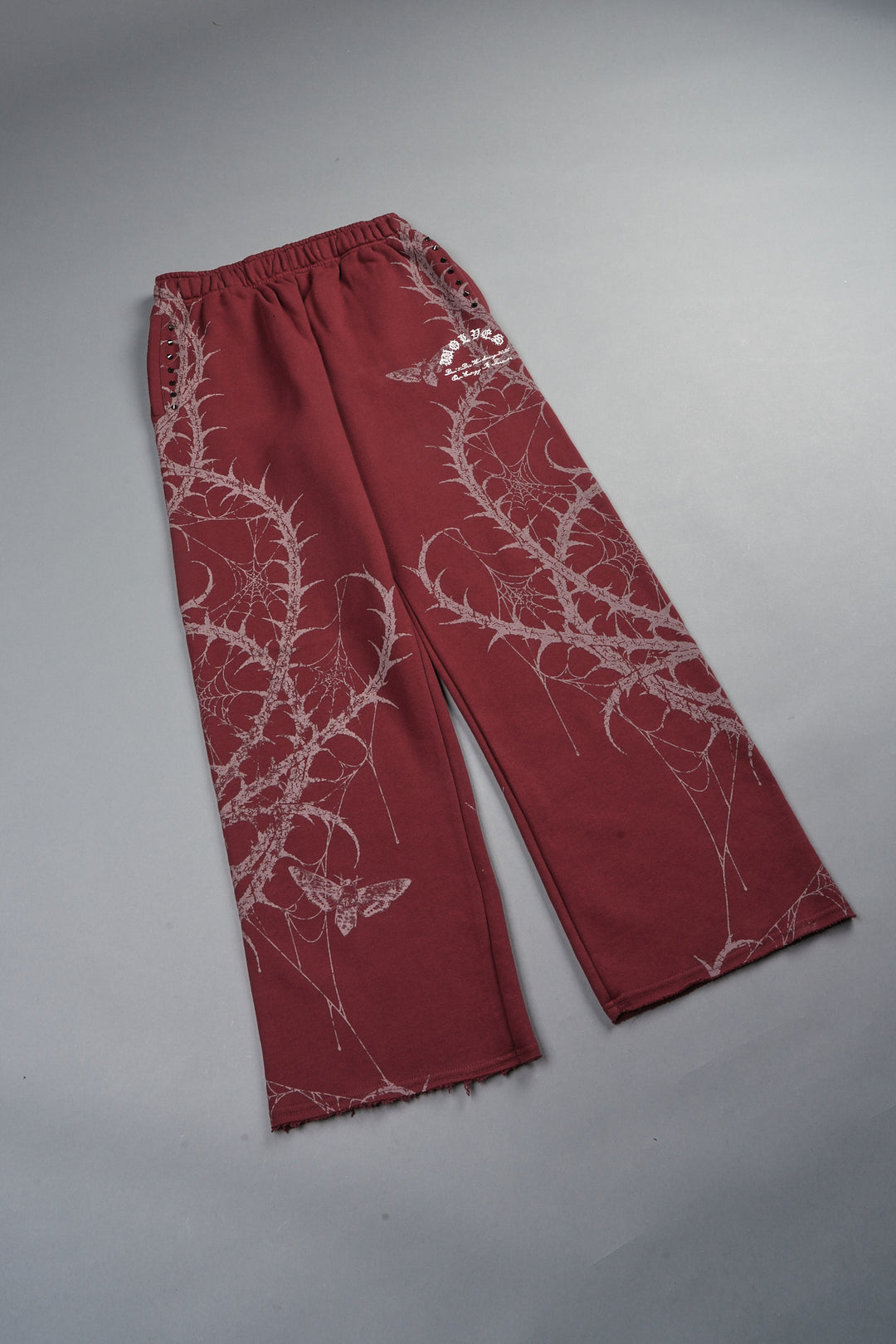 Hesh Chopper Thorns Big Cozy Sweats In Oxblood