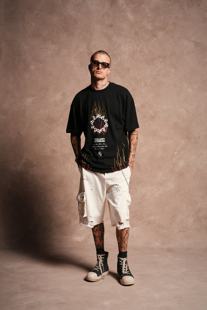Mickey Forever Premium Oversized Tee in Black