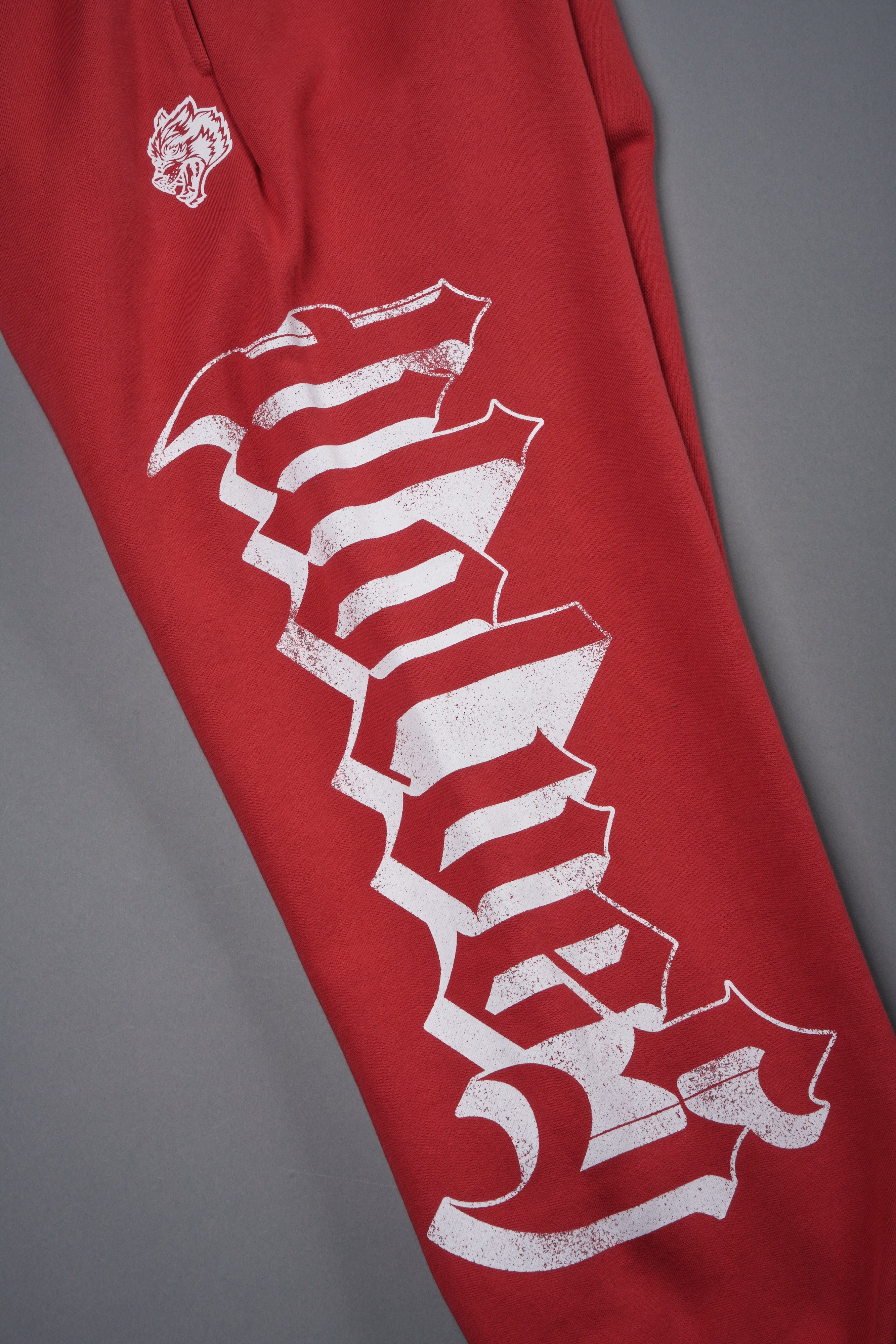 Free Will V2 Lightweight Lounger Sweat Pants in Roman Red