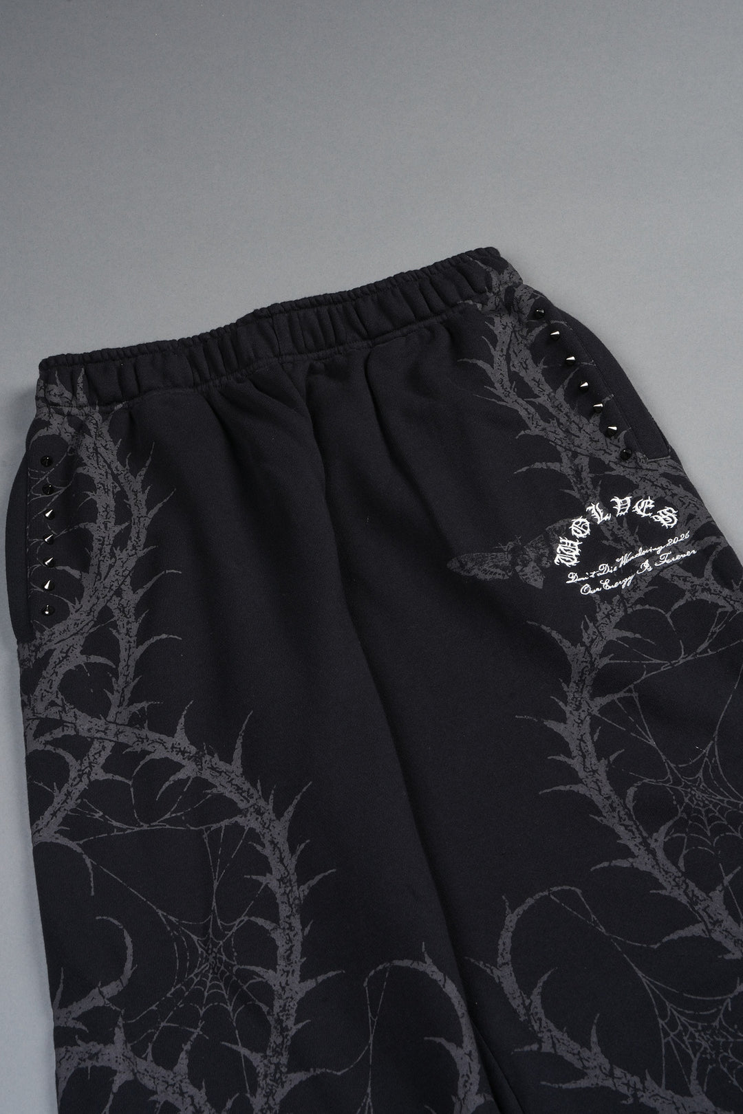 Hesh Chopper Thorns Big Cozy Sweats In Black