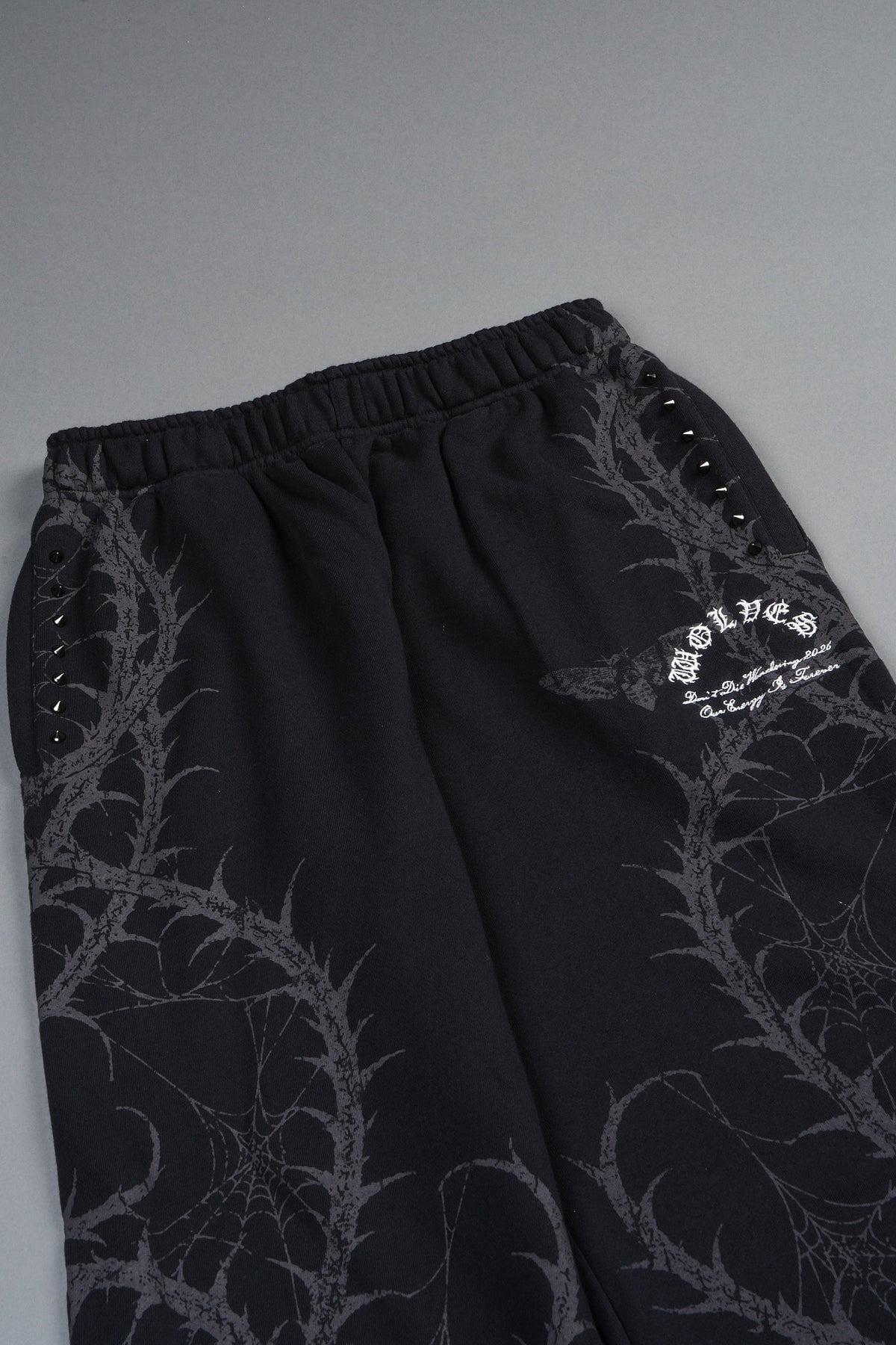 Hesh Chopper Thorns Big Cozy Sweats In Black