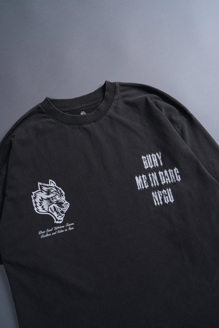 Bury Me In Darc "Grunge" Tee in Wolf Gray