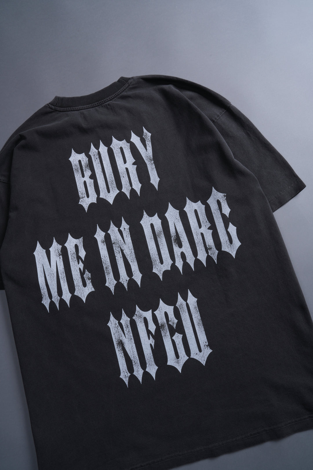 Bury Me In Darc "Grunge" Tee in Wolf Gray