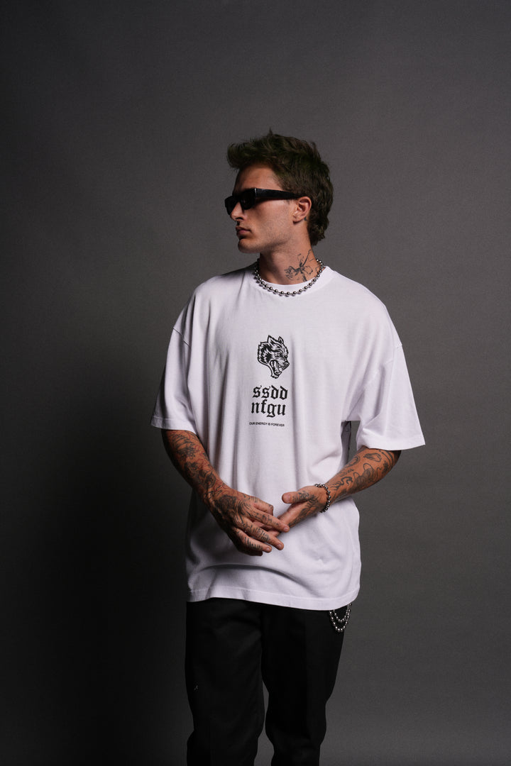 Them "Premium" Oversized Tee in White
