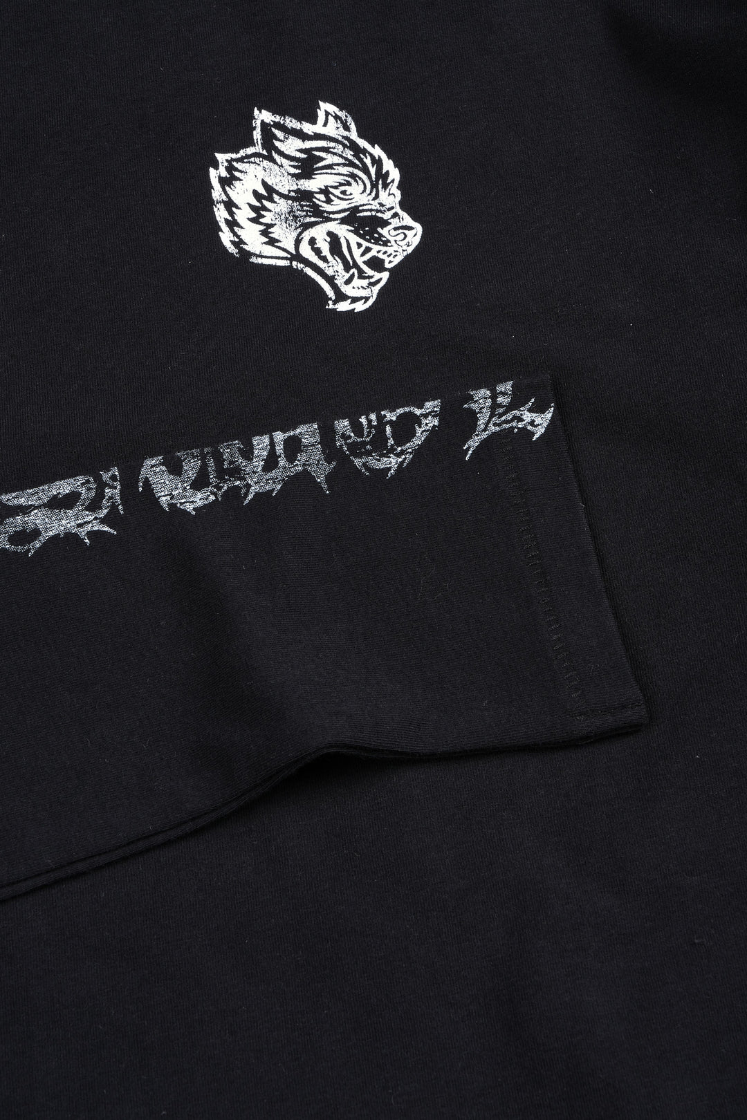 Wolves Refrain Eden Ls Tee In Black