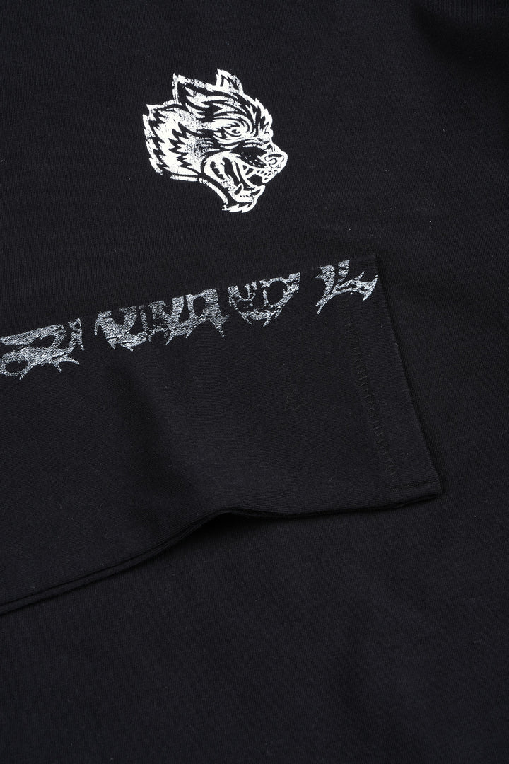 Wolves Refrain Eden Ls Tee In Black