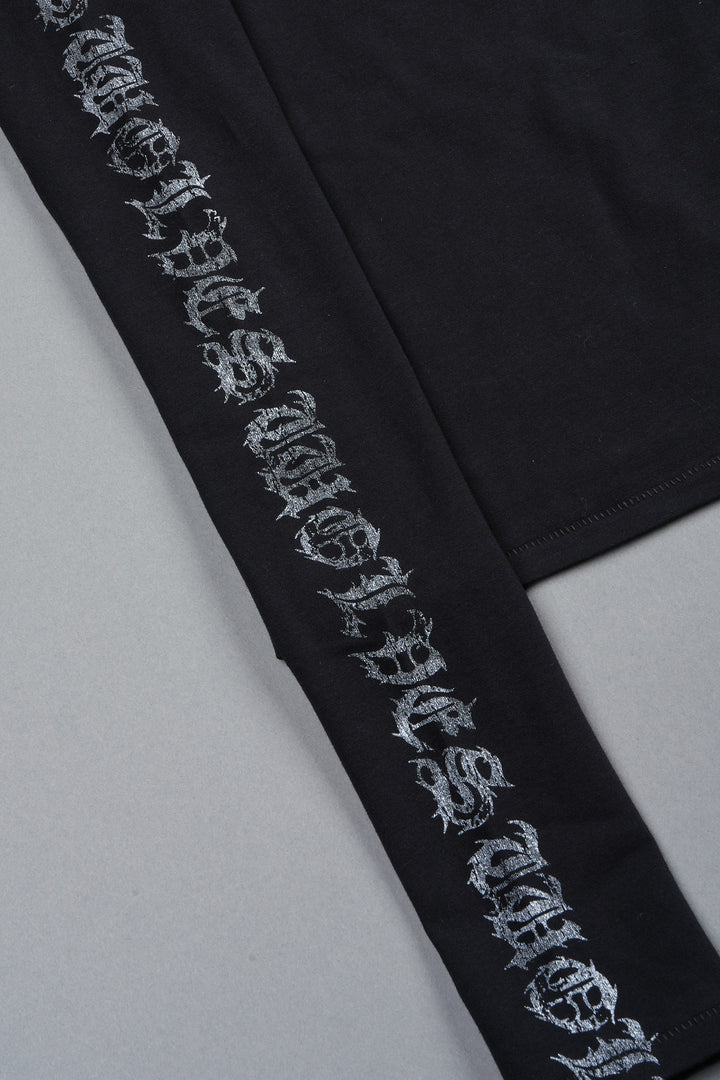 Wolves Refrain Eden Ls Tee In Black