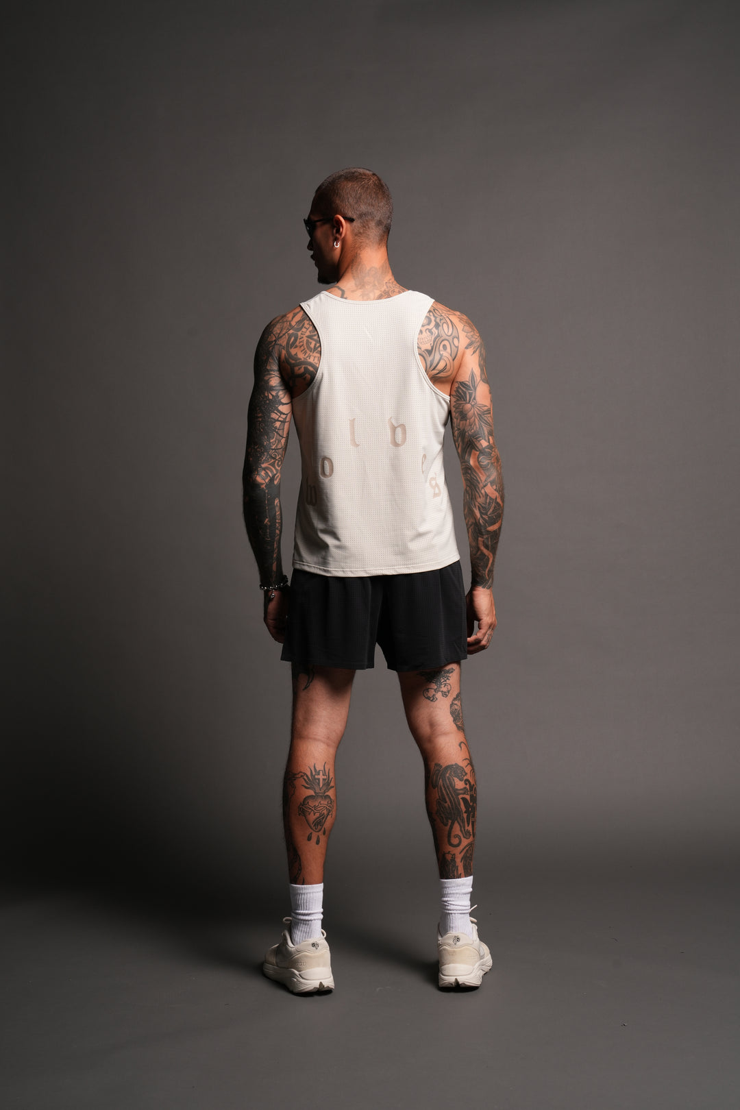 Pyramid V3 Rocky Running Tank In Cream