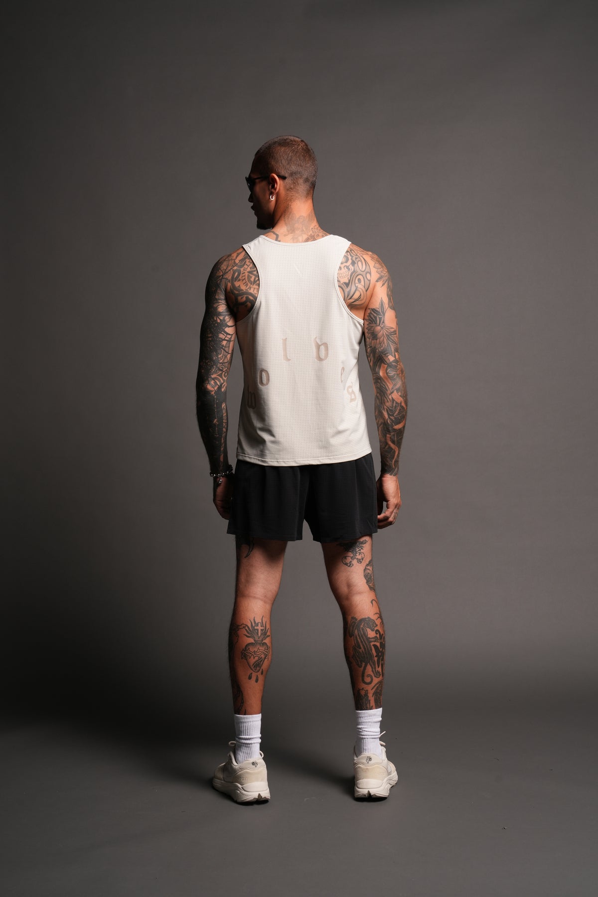 Pyramid V3 Rocky Running Tank In Cream