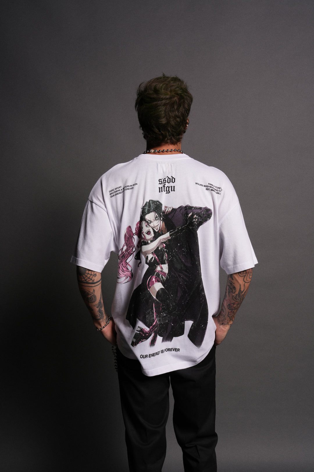 Them "Premium" Oversized Tee in White