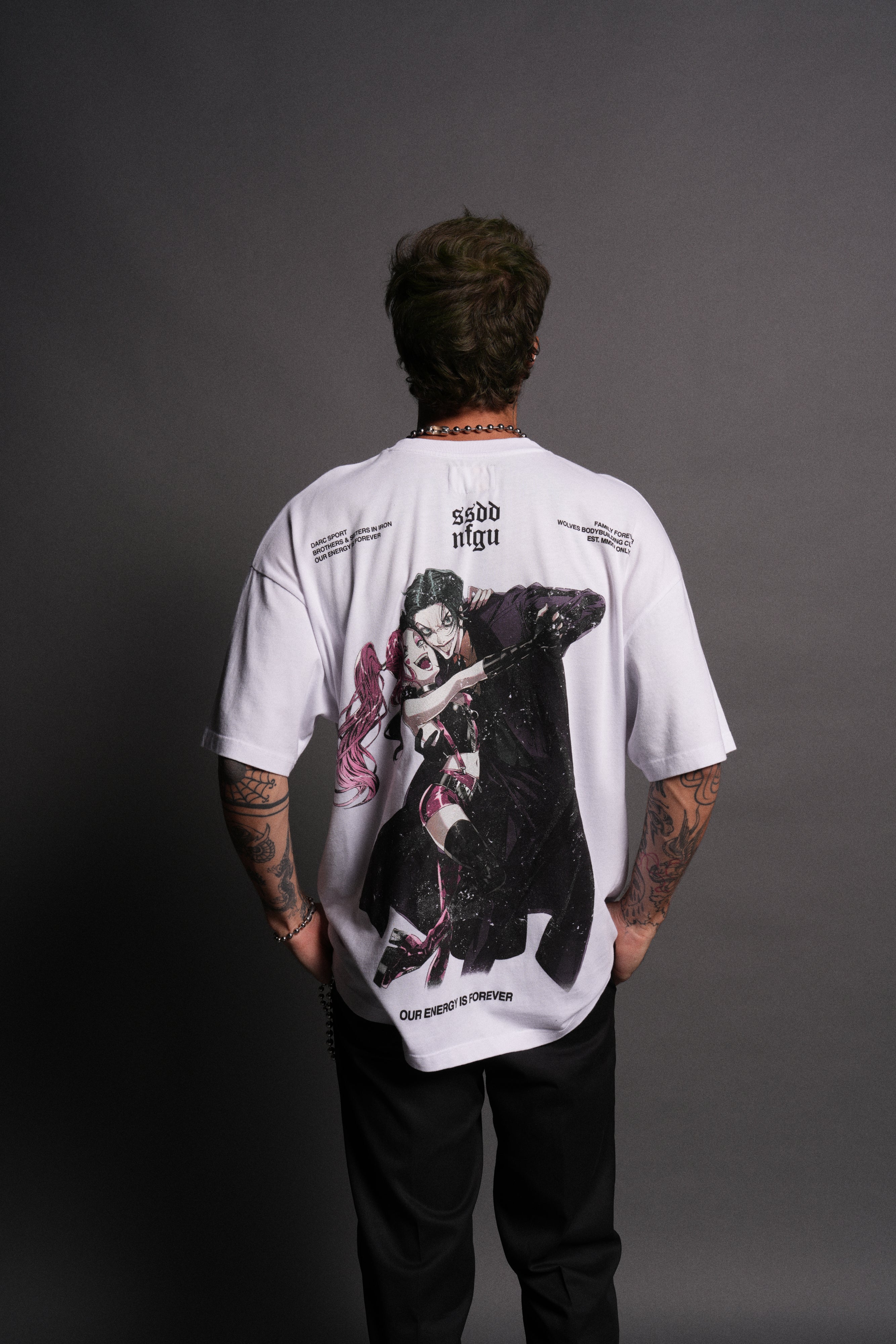 Them "Premium" Oversized Tee in White