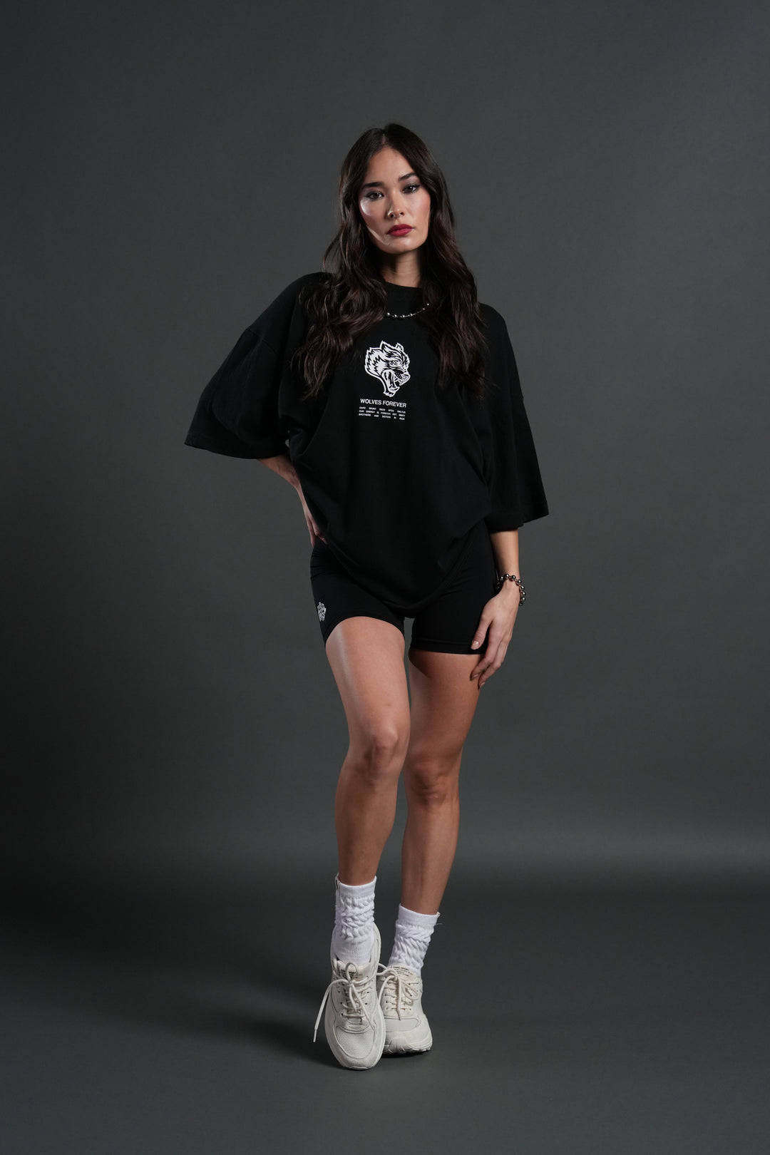 Wolves Have Your Back "Premium" Oversized Tee in Black