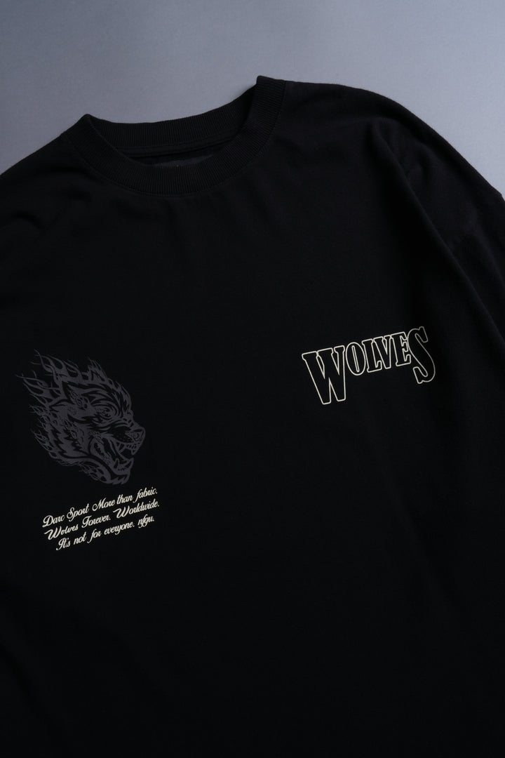 Western V2 "Premium" Oversized Tee in Black