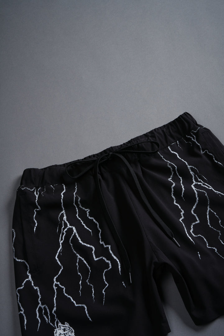 Wolves Storm Compression Shorts in Black