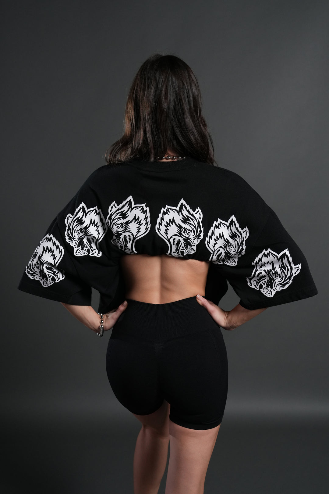 Wolves Have Your Back "Premium" Oversized Tee in Black