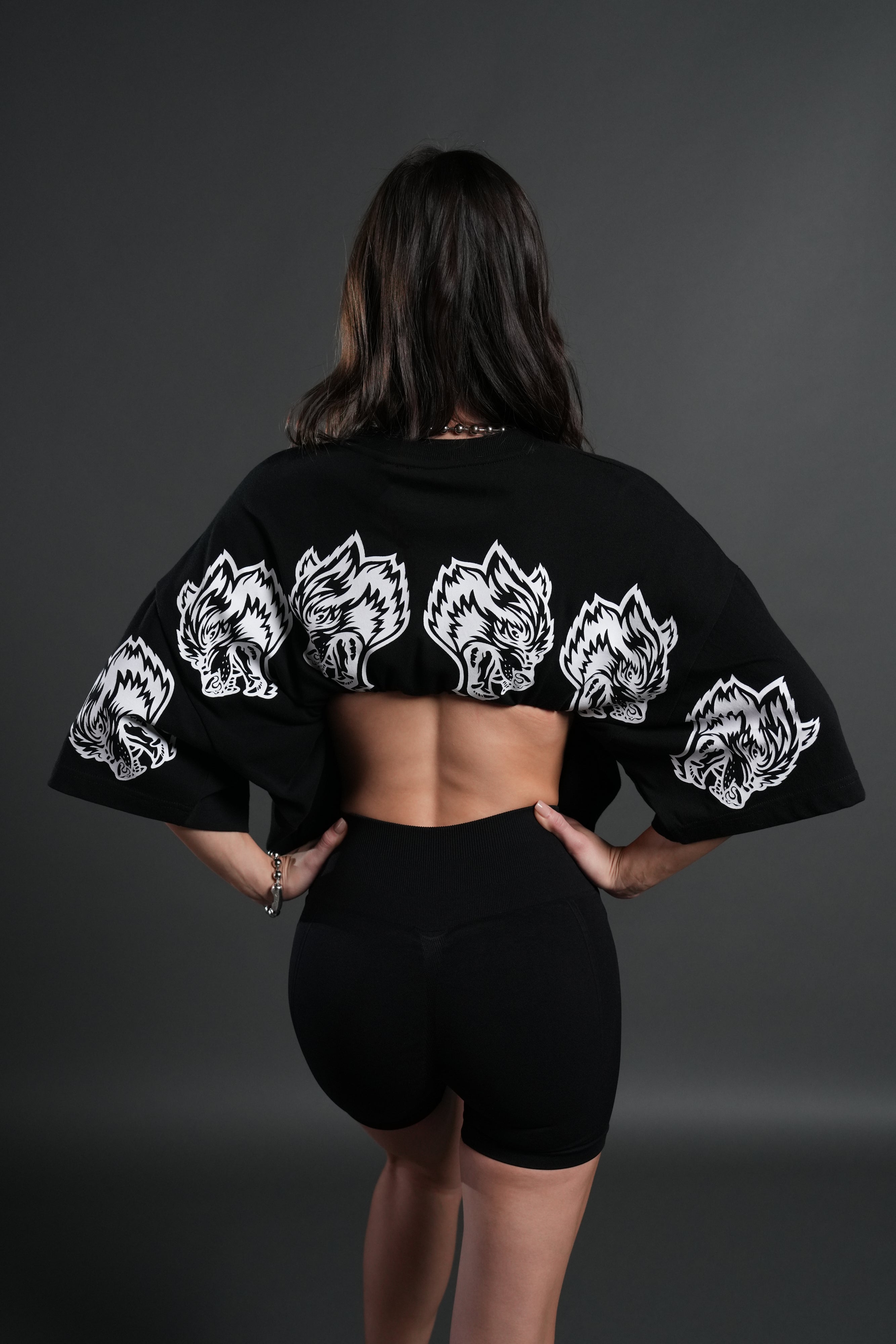 Wolves Have Your Back "Premium" Oversized Tee in Black