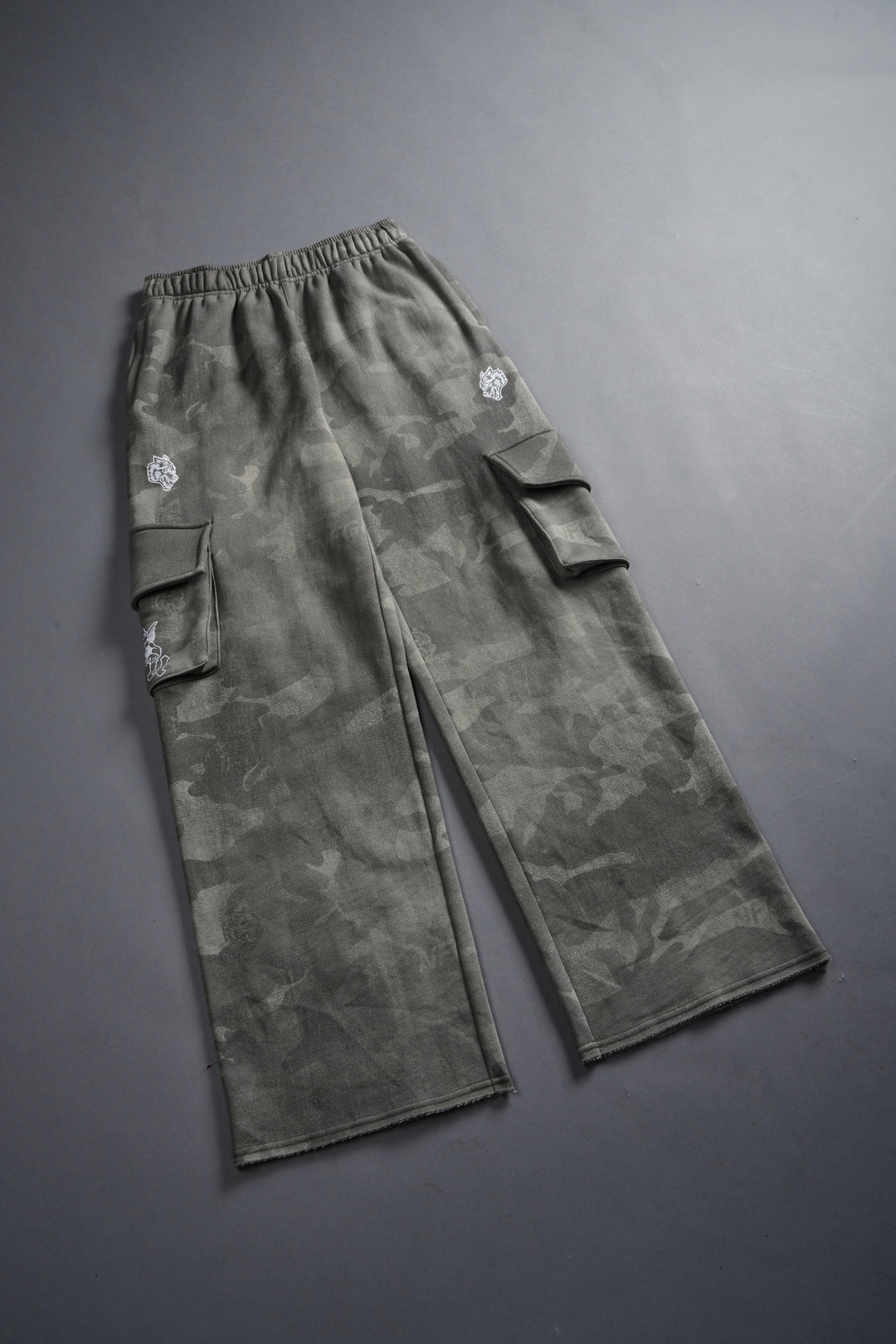 Dual Cherub NFGU Big Cozy Sweats in Lush Vintage Woodland Camo