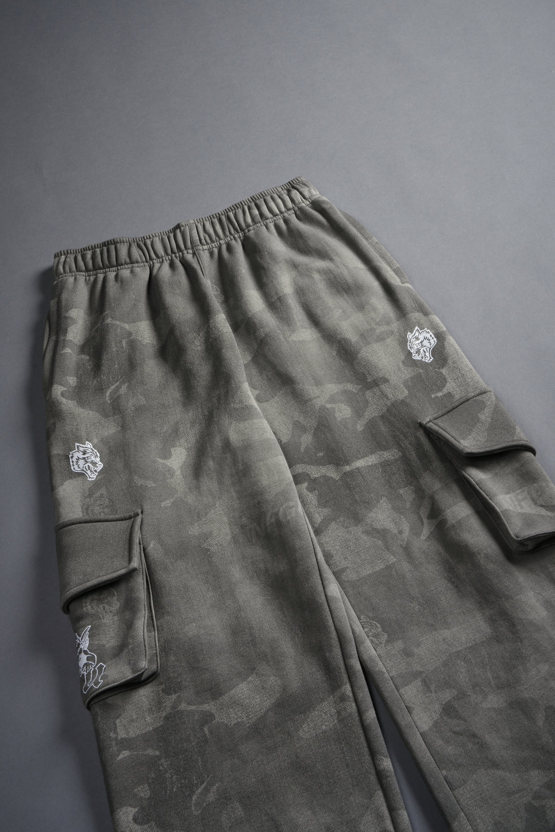 Dual Cherub NFGU Big Cozy Sweats in Lush Vintage Woodland Camo