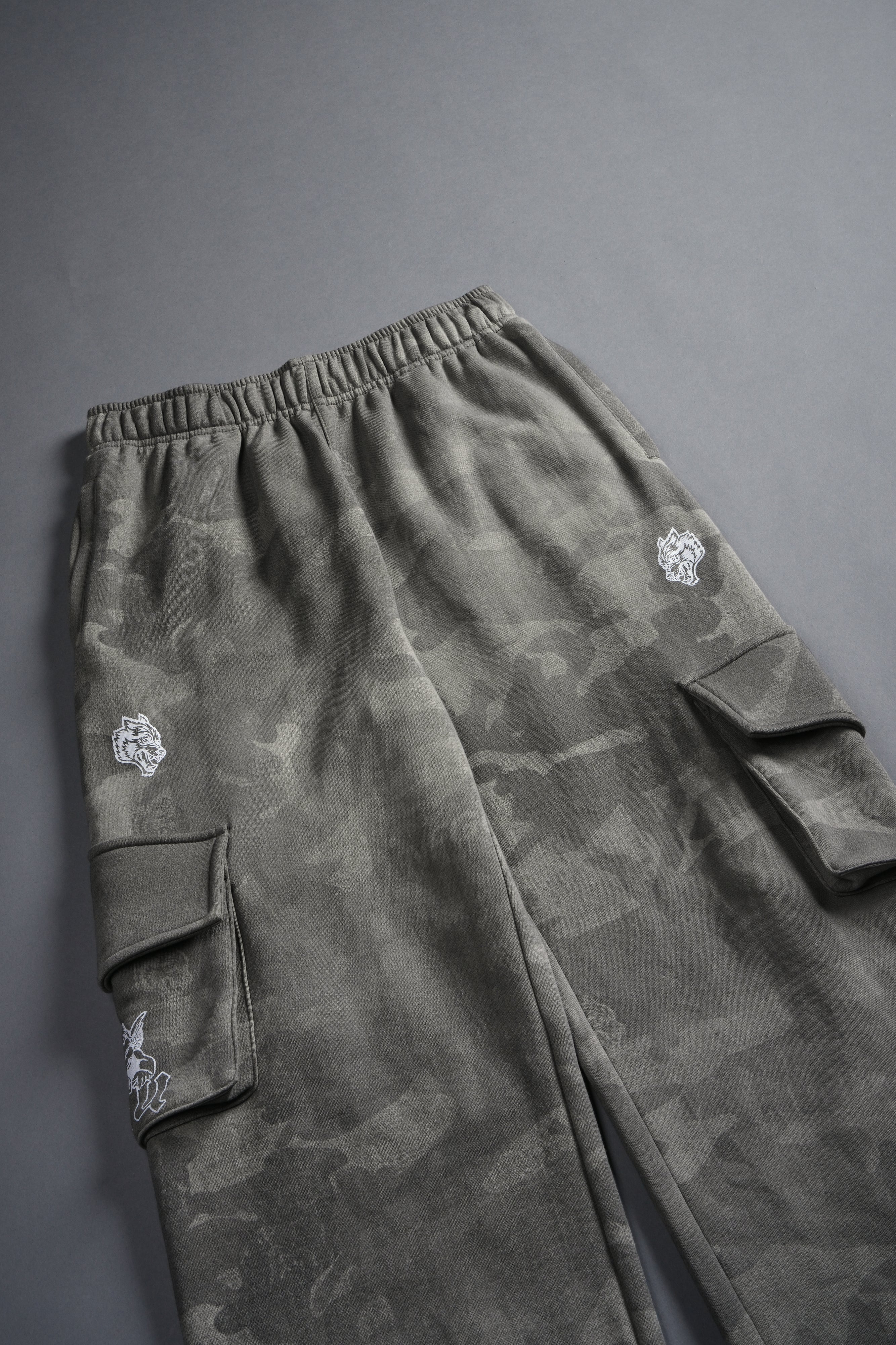 Dual Cherub NFGU Big Cozy Sweats in Lush Vintage Woodland Camo