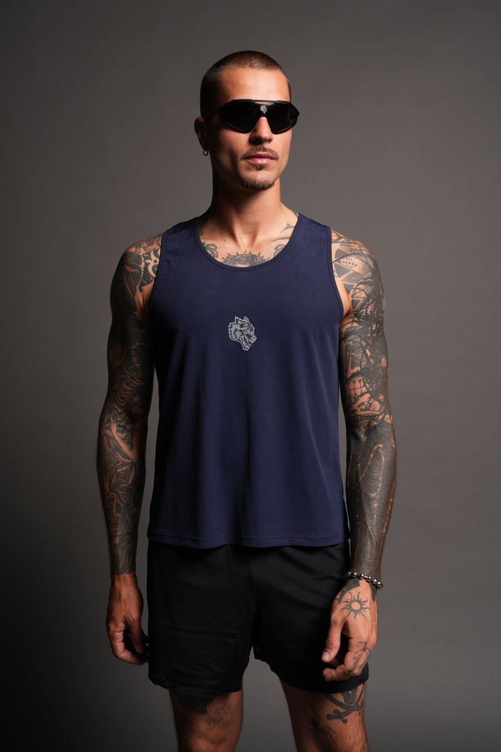 Pyramid V3 Rocky Running Tank In Navy