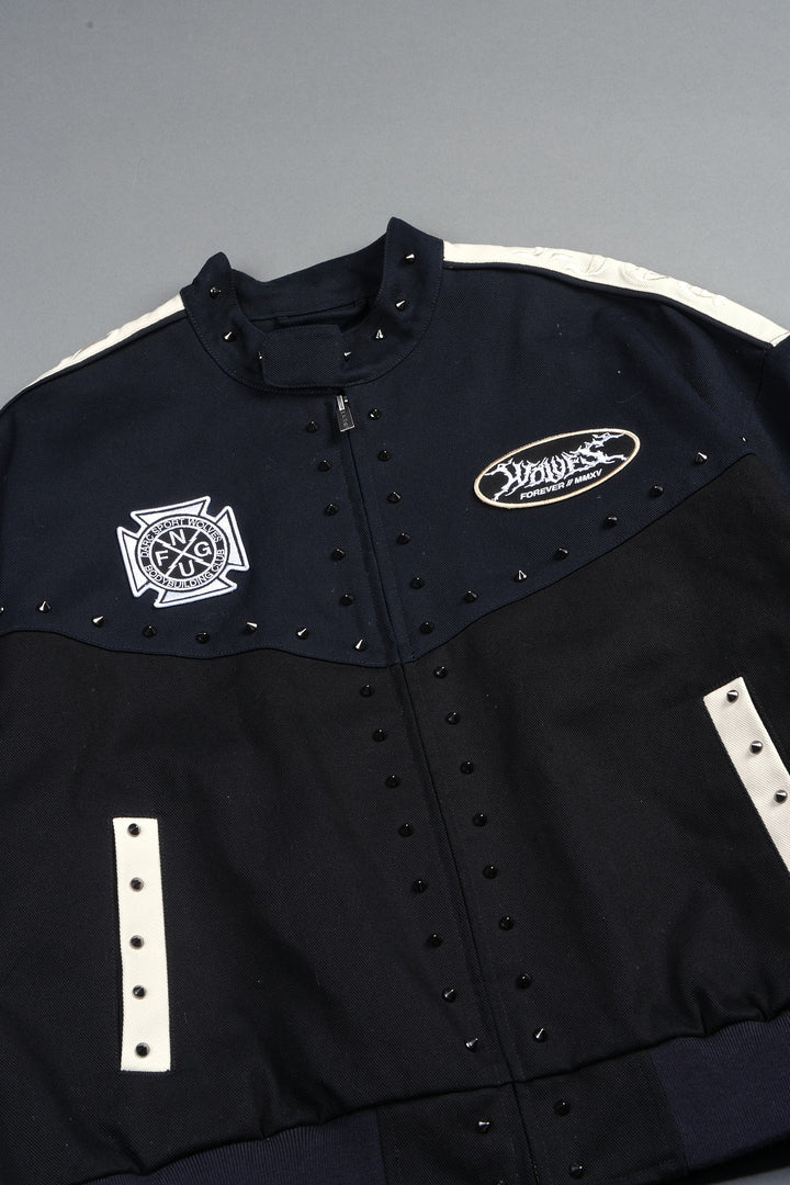 Mori Thorns Gordon Racing Jacket In Black/Navy