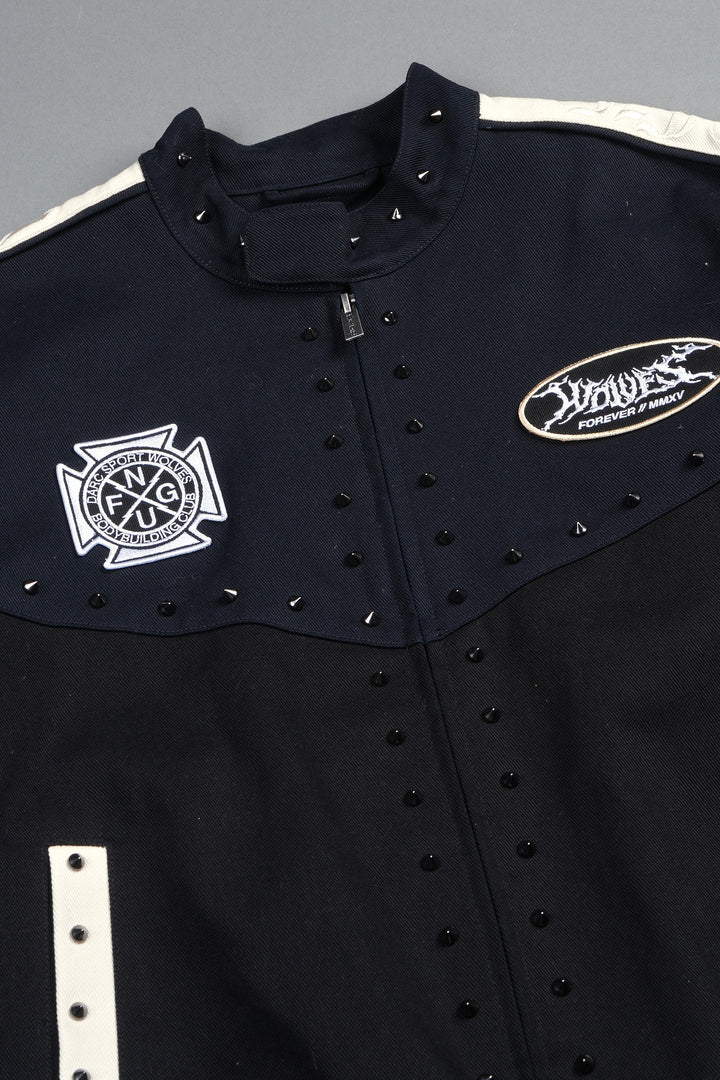 Mori Thorns Gordon Racing Jacket In Black/Navy