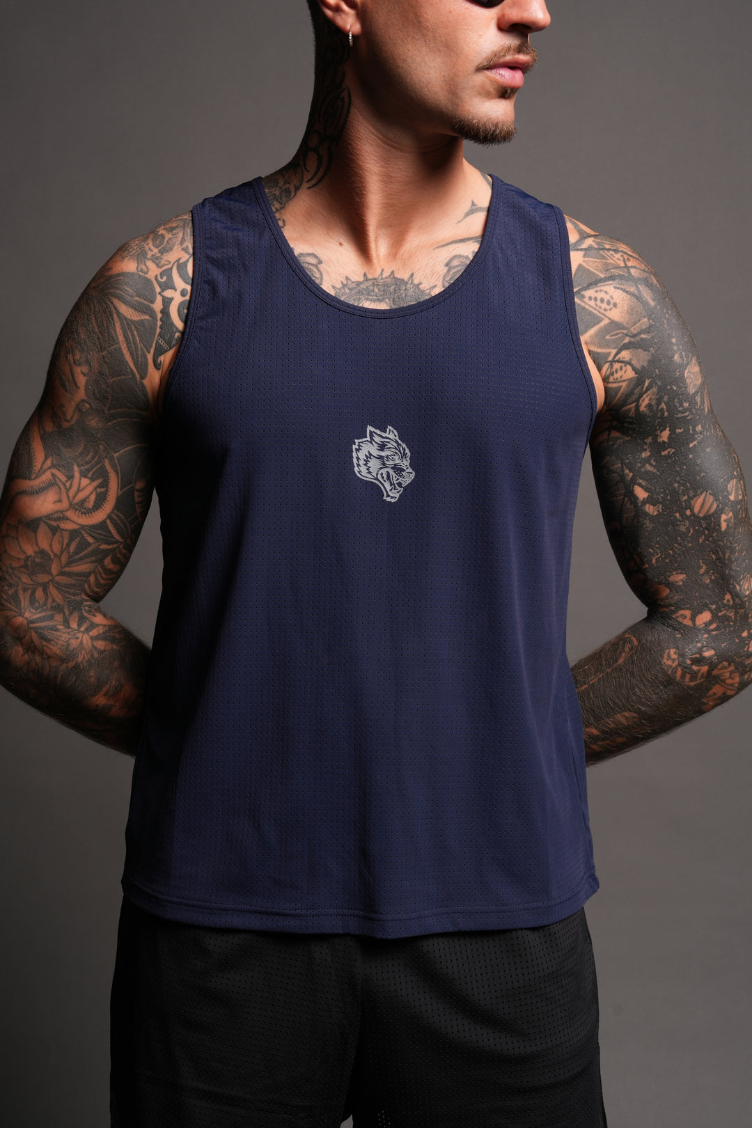 Pyramid V3 Rocky Running Tank In Navy