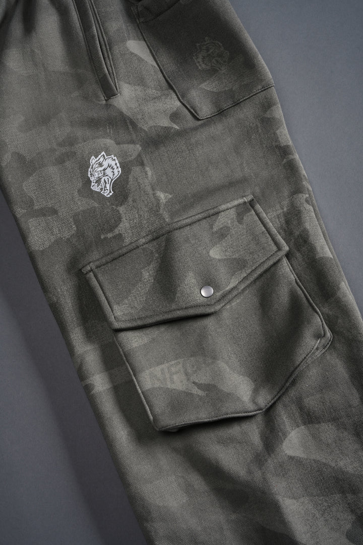 Dual Cherub NFGU Big Cozy Sweats in Lush Vintage Woodland Camo