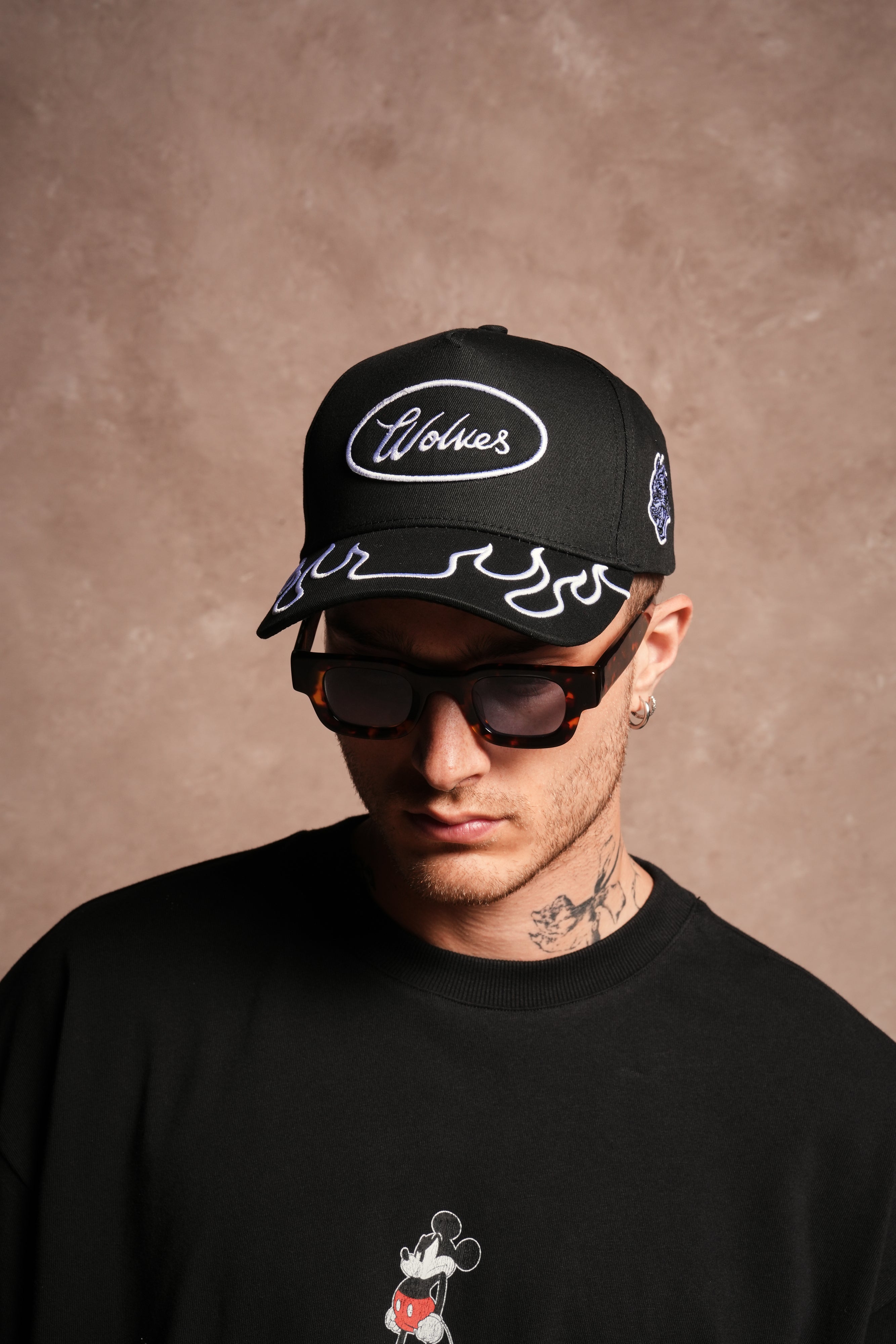 Big Bad Wolf 5 Panel Hat in Black – DarcSport